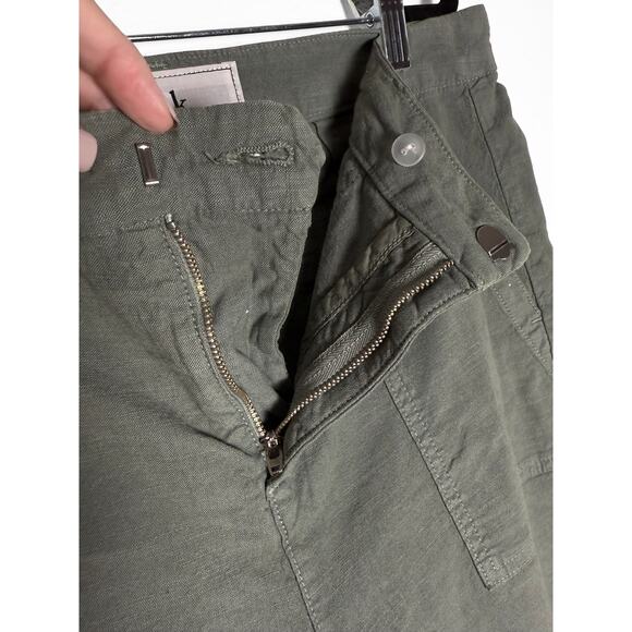Frank & Eileen Women's Jameson Utility Jogger Cotton High Rise Tapered Pants 8 - Picture 6 of 11